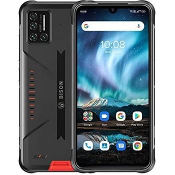 UMIDIGI Smartphone Bison Teléfono Móvil 8GB RAM + 128GB ROM,Clasificación IP68 e IP69K FHD + de Pantalla Completa de 6.3 con Batería de 5000 mAh y Cámara Cuádruple de 48 MP, Versión Global 4G Volte