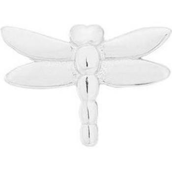 Ear Candy - Piercing Dragonfly de plata bañado en rodio