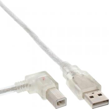 Cable USB 2.0 A a B 0,3 m Transparente InLine