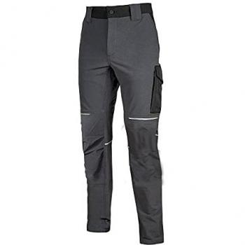 Pantalones de Trabajo U-Power World, color Gris Asfalto, talla XXL para Hombre