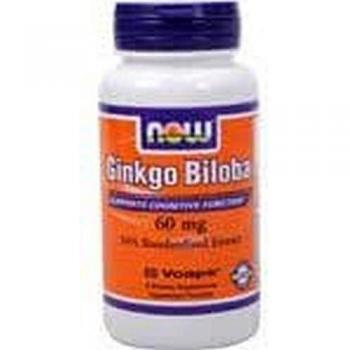 Ginkgo Biloba 60mg - 60 Capsules (Vcaps)