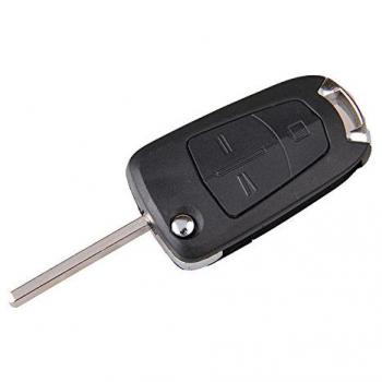 Carcasa para llave con mando a distancia de 3 teclas para modelos de auto Opel Corsa Astra Vectra Zafira Insigna.