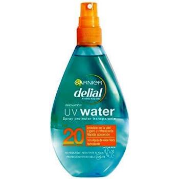 Garnier Delial UV Water Spray Transparente de Protección Solar para Cuerpo y Rostro, Protección Media SPF20 - 150 ml