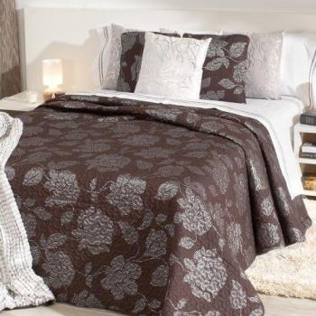 Sancarlos - Colcha bouti noemi - cama 150, 250x270 cm - marrón