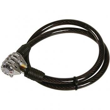 Lampa Ca-8 Cable antirrobo con combinación, Negro, 65 cm
