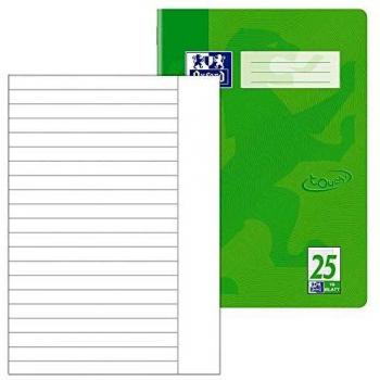Cuaderno Oxford Touch A4 Raya 25 Verde Hierba 16 Hojas