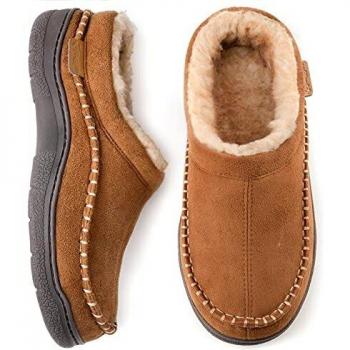 Zigzagger Zapatillas de Estar por casa Hombre.Zapatillas de Lana