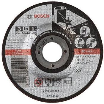 Bosch 2 608 602 388 - Disco de corte 3 en 1 - A 46 S BF, 115 mm, 2,5 mm