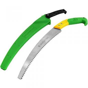 Sierra de podar curva Grüntek ORCA 330 mm con funda de plástico y 7 dientes por pulgada