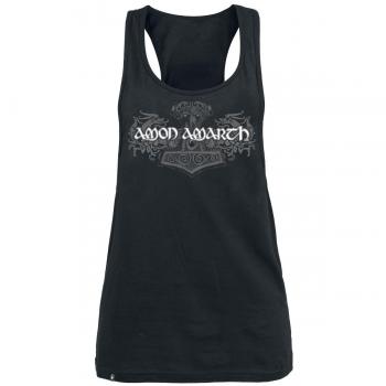 Amon Amarth Viking Horses Top Mujer Negro