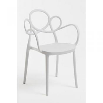 Silla de Jardín Sky con Reposabrazos - Color Blanco