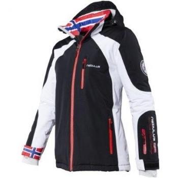 Nebulus Skijacke Davos - Chaqueta de esquí para mujer, color negro, talla L