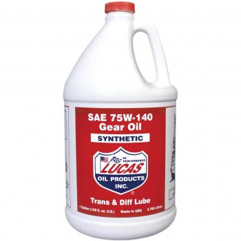 Lucas 10122 75/140 Synthetic Gear Oil - 1 Gallon