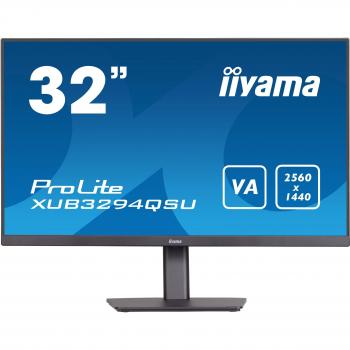 Iiyama Prolite XUB3294QSU-B1 32 LED VA LCD WQHD Flicker-Free 75Hz Monitor