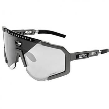 Gafas Deportivas Scicon Aeroscope Crystal Gris con Lente Fotocromática Claro