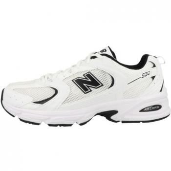 New Balance 530 Women's Sneakers with ABZORB Cushioning - White, Gray, and Black