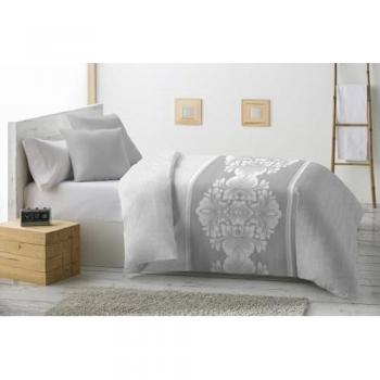 Edredón Nórdico Infantil Reversible Estampado Unicornio y Dinosaurio 230x260cm Microfibra para Cama 135