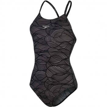 Bañador de mujer Speedo Allover Fixed Crossback