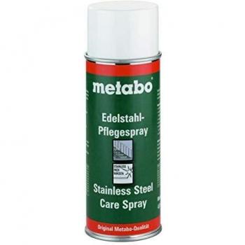 Metabo 626377000 626377000-Spray para el Cuidado del Acero INOX 400 ml, 0 V, Negro, Einheitsgröße
