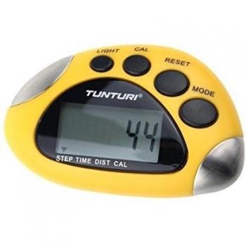 Tunturi Running Podómetro Deluxe, Unisex Adulto, Amarillo, Talla Única