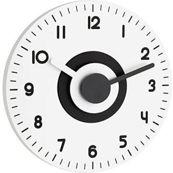 TFA 60.3015.02 - Reloj de pared electrónico, 230 mm, color blanco