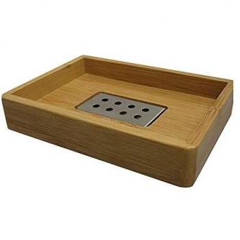 Gedy BA113500300 Jabonera, Natural, 9.6x13.4x2.5 cm