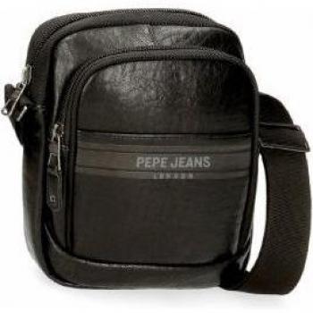 Bandolera Pepe Jeans dos compartimentos negro