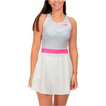 Mizuno Charge Printed Vestido Mujeres - Blanco