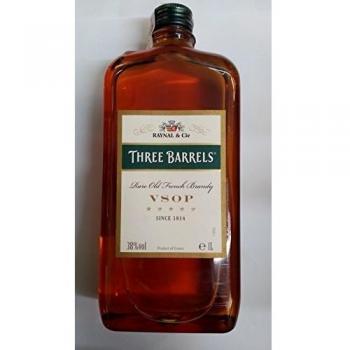 Three Barrels Brandy VSOP 1 Litro Plasticó 38%