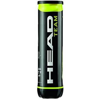 Head Team 4 Tennis - Pelota de Tenis, Color Amarillo