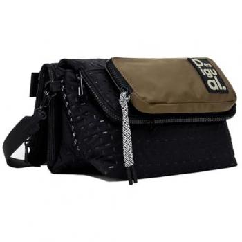 Bolso Voyager Multiposición Desigual, Mujer, Poliéster, Negro