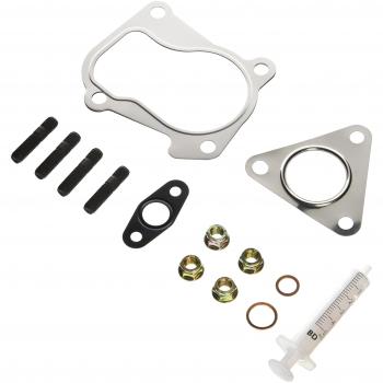 Kit de montaje para turbocompresor ELRING 704.010, incluye todas las piezas necesarias para la instalación y cuenta con alta calidad y durabilidad
