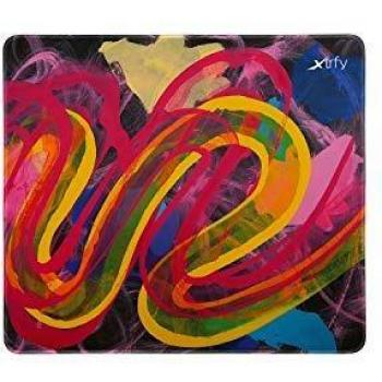 Alfombrilla de Ratón Gaming Xtrfy GP4 - Street Pink Grande, Superficie de Tela, Base Antideslizante, Lavable, 460 x 400 x 4 mm