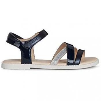 Sandalias Niña Geox J Sandal Karly, Azul Marino, con Velcro, Modelo 26 EU