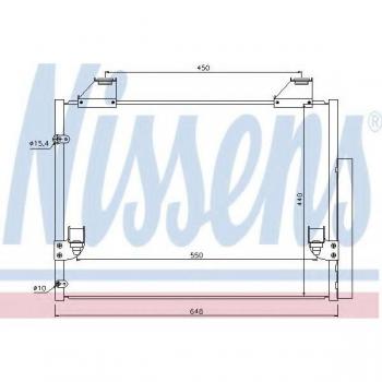 Condensador de aire acondicionado Nissens 940083