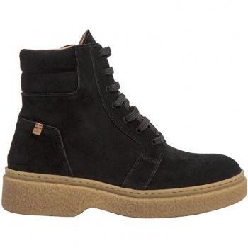 Botines de Mujer Arpea en Ante Seda Negro - El Naturalista