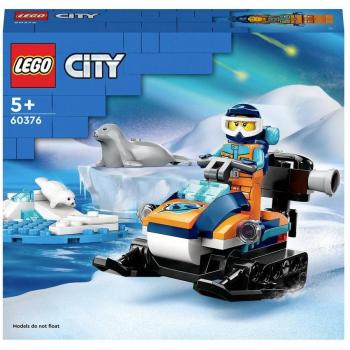 LEGO City 60376 Exploradores del Ártico: Motonieve - Set de Construcción, 70 Piezas, para Niños a partir de 5 años