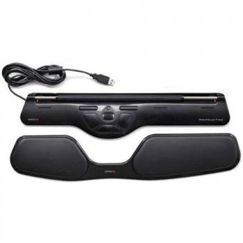 Contour RollerMouse Free2 - Ratón ergonómico y flexible, color negro