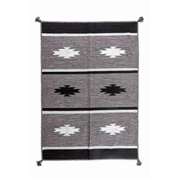 Kilim Auténtico Hecho a Mano 200x140 CM - Ideal para Sala, Oficina y Cocina (Lavable en Lavadora)