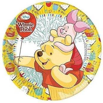 Talerzyki papierowe Winnie Sweet Tweets 20 cm 8 sztuk