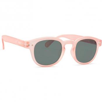 Gafas de sol Izipizi Sun Junior #C Pink para niños de 5 a 10 años, forma cuadrada, color rosa