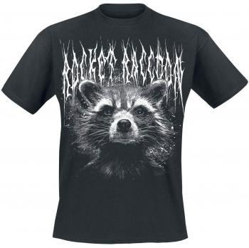 Guardianes De La Galaxia 2 - Black Metal Rocket Camiseta Negro 5XL