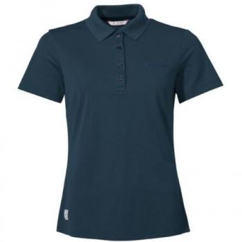 Vaude Women's Essential Short Sleeve Polo Shirt - Blue