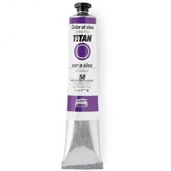 ÃLEO VIOLETA COBALTO OSCURO TITAN Extrafino 6 - 20ml. NÂº 58