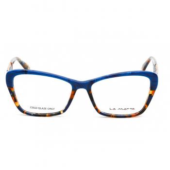La Matta LMV3269 Women's Blue Eyeglasses - Size 54 (Frame Only) - Blue Light Blocking Available
