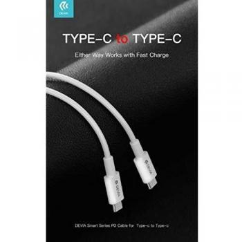 Cable de conexión Tipo-C a Tipo-C 20V 3A 60W