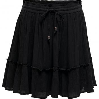 Only Onlibiza Life Short Skirt WVN NOOS Black