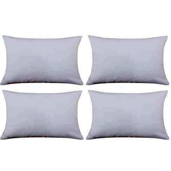 Deconovo Funda de cojin para Salón 4 Piezas 30x50cm Blanco