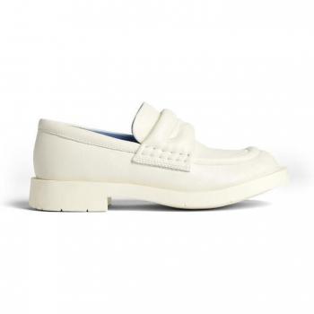 Camperlab Women's White Leather Moccasins - Size 40