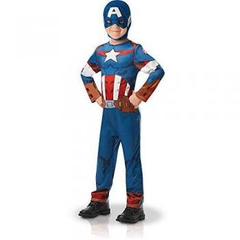 Rubie's 640832S - Disfraz infantil oficial de Marvel Avengers Capitán América, talla única , color/modelo surtido